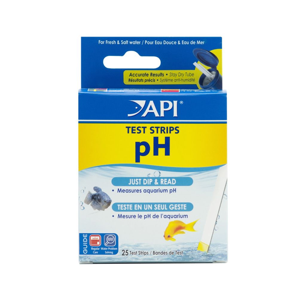 API pH Test Strips - 25 count | Petzone Kuwait