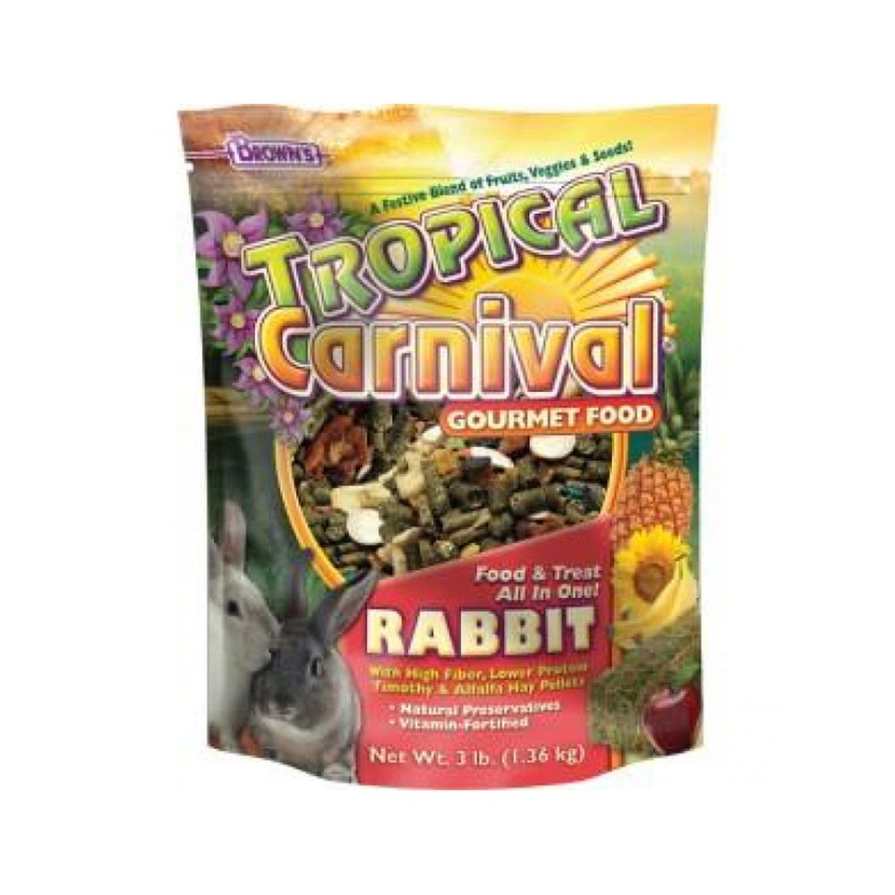 Tropical Carn Rabbit Brown's Tropical Carnival Rabbit Food, 2.2 Kg | Petzone Kuwait