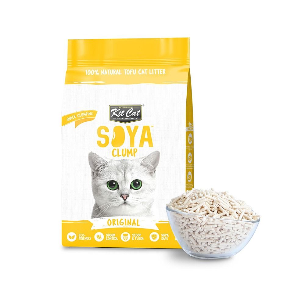 Visual Reference: Kit Cat Soybean Litter Soya Clump Original 7L