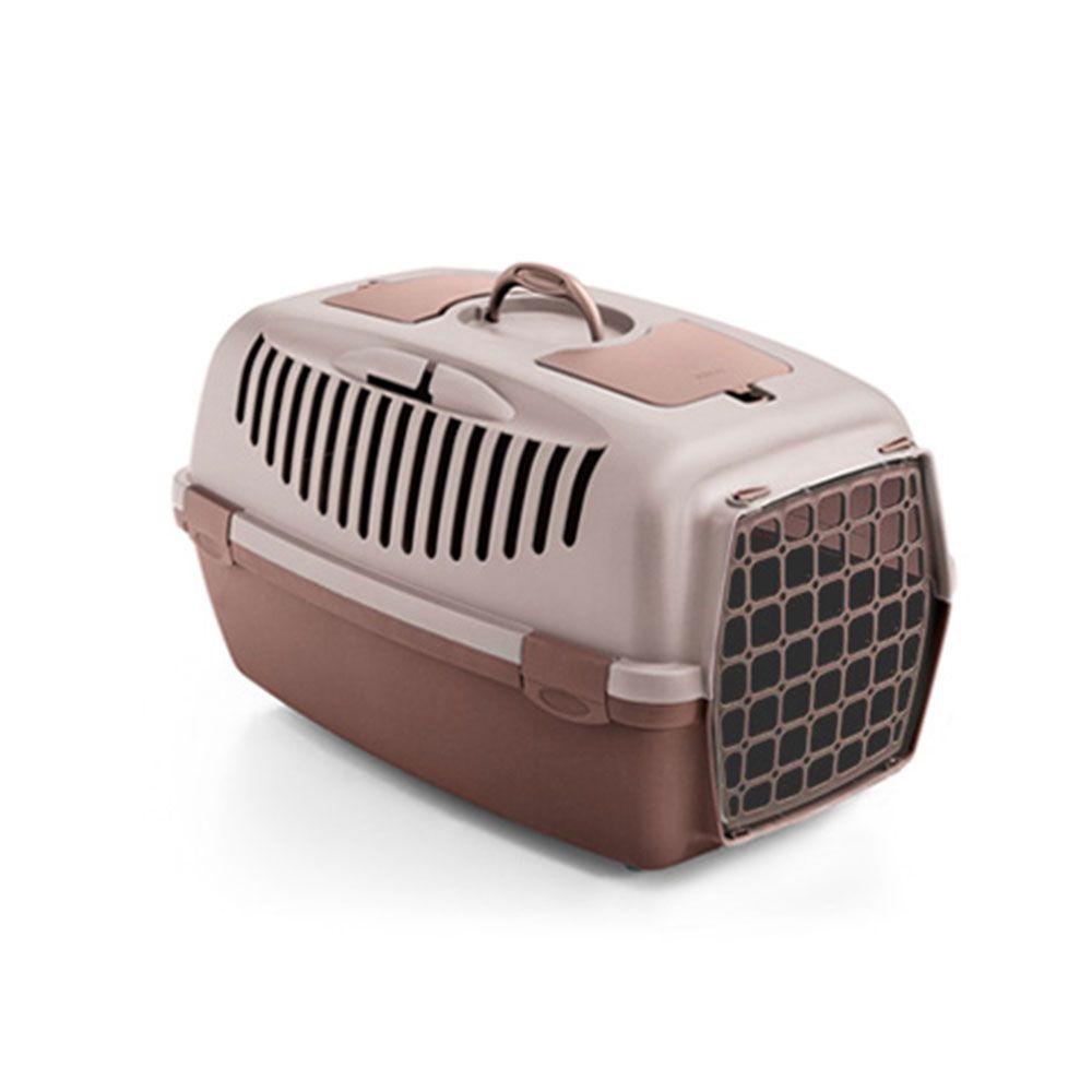 Stefanplast Gulliver 1 Plastic Door Pet Carrier 48L X 32W X 31H Cm stefanplast-gulliver-1-plastic-door-pet-carrier-48l-x-32w-x-31h-cm